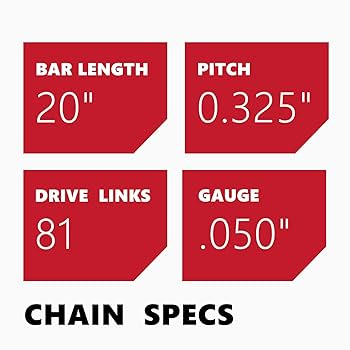 hichitto様 Amazon.com: KAKEI Stihl Chainsaw Chain 20 Inch .325
